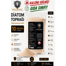 Polishine Diatom Toprağı 10 Mikron 1000GR | Yüksek Saflık Ultra Ince Profesyonel Kalite