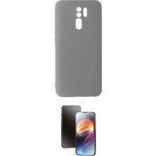 Teknoparkx Ieg™ Redmi 9 Kılıf Ahenk Serisi - Siyah 3D Antistatik Mat Seramik Nano Ekran Koruyucu Tknprk-Tk