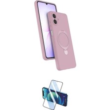 Teknoparkx Ieg™ Galaxy A07 4g Kılıf Iz Işık Koleksiyonu - Siyah 3D Antistatik Cam Ekran Koruyucu Tknprk