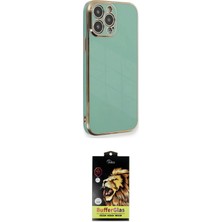 Teknoparkx Ieg™ Iphone 15 Pro Kılıf Yankı Serisi - Siyah Buffer Cam Ekran Koruyucu Tknprk-Tkaks3