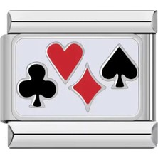 Lovecharm Iskambil Italyan Çelik Charm
