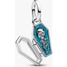 Lovecharm Karanlıkta Parlayan Açılabilir Tabut Charm S925 Ayar Cadılar Bayramı