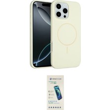 Teknoparkx Ieg™ Iphone 16 Pro Kılıf Yankı Form Serisi - Şeffaf Pasifik Cam Ekran Koruyucu Tknprk-Tkaks3