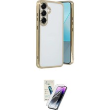 Teknoparkx Ieg™ Galaxy S25 Kılıf Vadi Minimal - Şeffaf Pasifik Cam Ekran Koruyucu Tknprk-Tkaks3