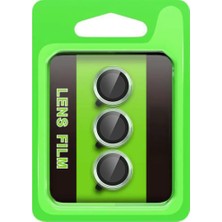 Elivora Newface Samsung Galaxy S25 Fe Raze Metal Kamera Lens - Yeşil
