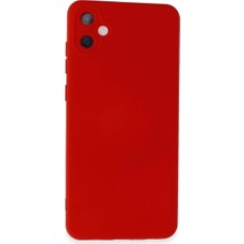 Elivora Newface Samsung Galaxy A05 Kılıf Nano Içi Kadife Silikon - Kırmızı