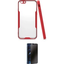 Teknoparkx Ieg™ Iphone 6 Kılıf Atlas Asil Serisi - Beyaz 3D Antistatik Hayalet Cam Ekran Koruyucu Tknprk-