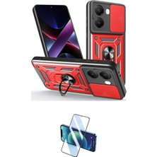 Teknoparkx Ieg™ Poco X7 Pro Kılıf Ahenk Klasik - Siyah 3D Antistatik Seramik Nano Ekran Koruyucu Tknprk-Tk