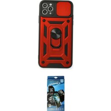 Teknoparkx Ieg™ Iphone 11 Pro Max Kılıf Ahenk Klasik - Siyah 34D Izgaralı Cam Tknprk-Tkaks3