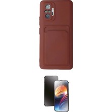 Teknoparkx Ieg™ Redmi Note 10 Pro Kılıf Vadi Çizgi Prime - Siyah 3D Antistatik Mat Seramik Nano Ekran Kor