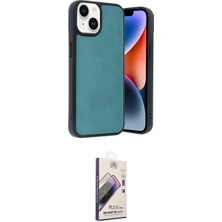 Teknoparkx Ieg™ Iphone 14 Kılıf Kıvılcım Işık Serisi - Siyah Bilvis 3D Mat Cam Ekran Koruyucu Tknprk