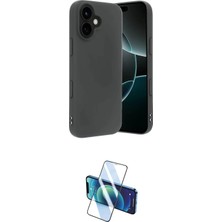 Teknoparkx Ieg™ Iphone 17 Kılıf Kozmos Yansıma Özel Seri - Siyah 3D Antistatik Seramik Nano Ekran Koruy