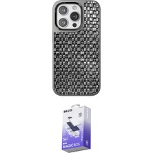 Teknoparkx Ieg™ Iphone 14 Pro Max Kılıf Siluet Form Serisi - Siyah Bilvis 5in1 5d Magic Hayalet Cam Ekran