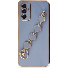 Elivora Newface Samsung Galaxy A14 4g Kılıf Esila Silikon - Gri