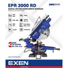 Exen Epr 3000 Rd Radyal Üstten Kesim Gönye Makinesi