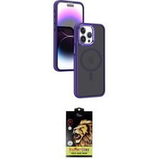 Teknoparkx Ieg™ Iphone 15 Pro Kılıf Yörünge Klasik - Siyah Buffer Cam Ekran Koruyucu Tknprk-Tkaks3