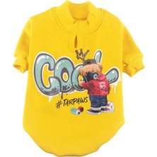 JesPawty Sarı Köpek Sweatshirt
