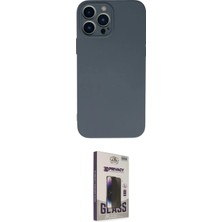 Teknoparkx Ieg™ Iphone 13 Pro Max Kılıf Ahenk Serisi - Siyah Bilvis Hayalet Cam Ekran Koruyucu Tknprk-Tka