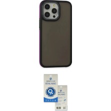 Teknoparkx Ieg™ Iphone 14 Pro Max Kılıf Eksen Işık - Şeffaf Royal Nano Ekran Koruyucu Tknprk-Tkaks3