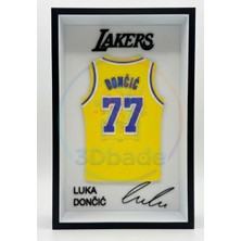 3D Bade | Luka Doncic | Forma imzalı | Dekoratif | Gece Lambası | Hediye