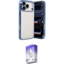 Teknoparkx Ieg™ Iphone 17 Pro Max Kılıf Vadi Minimal - Siyah Bilvis 5in1 3D Magic Cam Ekran Koruyucu Tknp