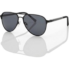 Di Caprio DC3045BLACK Siyah Gri Dynamic Aviator Polarize Camlı Erkek Güneş Gözlüğü