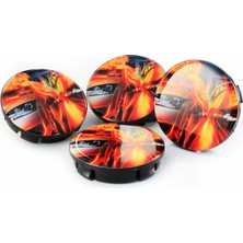 Elivora Burn Tuning Damla Geçme Jant Göbeği 4&AMP;#39LÜ 55MM