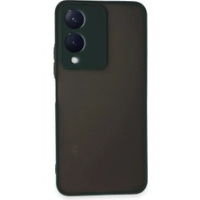 Colezium Vivo Y17S Kılıf Montreal Silikon Kapak - Yeşil