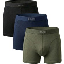 Holod Organik Erkek Boxer Brief 3’lü Paket –%95 Organik Pamuk%5 Elastan – Esnek, Nefes Alabilir Premium Organik Iç Çamaşırı