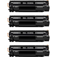 4 Adet Hp Laserjet Pro P1102 Yazıcı Uyumlu CE285A Muadil Toner