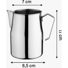 Empressco Vodinox Barista Süt Potu Paslanmaz Çelik Barista Pitcher Milk Jug Progear Kahve Espresso 500 ml Pro - Fiyatı, Yorumları
