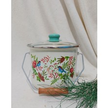 Empressco Ebruliemaye Bird Emaye Bakraç 3,8 Litre 20 cm Çap Süt Yoğurt Bakliyat Un Bakracı - Fiyatı, Yorumları