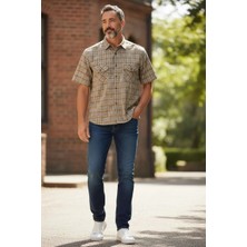 Eren Style Linen Keten Klasik %100 Cotton Kısa Kollu Terletmeyen Gömlek