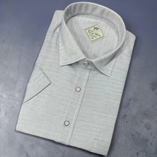 Eren Style Linen Keten Klasik %100 Cotton Kısa Kollu Terletmeyen Gömlek