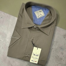 Eren Style Linen Keten Klasik %100 Cotton Kısa Kollu Terletmeyen Gömlek