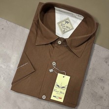 Eren Style Linen Keten Klasik %100 Cotton Kısa Kollu Terletmeyen Gömlek