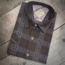 Eren Style Linen Keten Klasik %100 Cotton Kısa Kollu Terletmeyen Gömlek