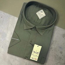 Eren Style Linen Keten Klasik %100 Cotton Kısa Kollu Terletmeyen Gömlek