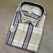 Eren Style Linen Keten Klasik %100 Cotton Kısa Kollu Terletmeyen Gömlek