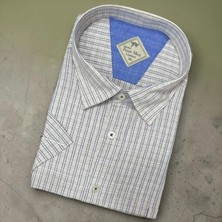Eren Style Linen Keten Klasik %100 Cotton Kısa Kollu Terletmeyen Gömlek