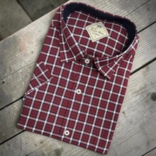 Eren Style Linen Keten Klasik %100 Cotton Kısa Kollu Terletmeyen Gömlek