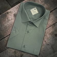 Eren Style Linen Keten Klasik %100 Cotton Kısa Kollu Terletmeyen Gömlek