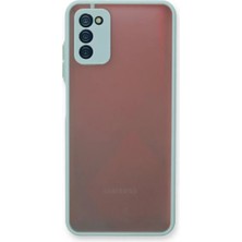 TeknoKapsül Galaxy A03S Kılıf Montreal Silikon Kapak - Turkuaz