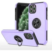 TeknoKapsül Iphone 11 Kılıf Elit Yüzüklü Kapak - Mor
