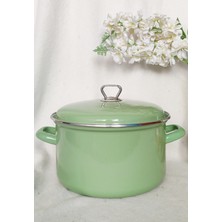 Empressco Ebruliemaye Mint Yeşili Emaye Derin Tencere 3,4 Litre 22 cm Çap Süt Yoğurt Salça Konserve Reçel Tenceresi - Fiyatı, Yorumları