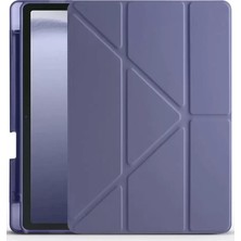 TeknoKapsül Redmi Pad 12.1 Kılıf Kalemlikli Mars Tablet Kılıfı - Lavender