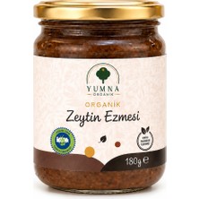 Yumna Organik Organik Sertifikalı Siyah Zeytin Ezmesi Analizli Katkısız 180GR.