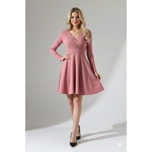 Ang Butik Kadın Rahat Kesim Modern Elbise