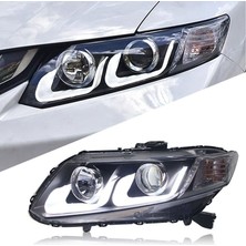 Honda Civic Fb7 Ön Far U Ledli Mercekli Bi-Xenon 2012/2017