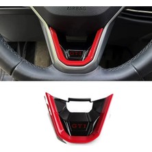 Vw Golf 8 Gti Direksiyon Orta Trimi Kırmızı